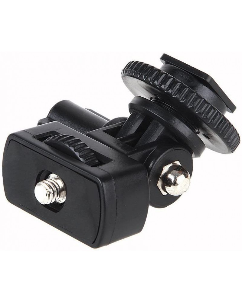 Adjustable Angle Pole Swivel Hot Shoe Mount 1/4" Screw Hot Shoe Mount